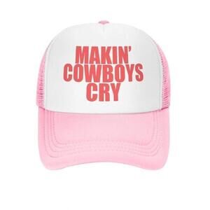 MAKIN’‎ COWBOYS CRY women’s hat NWT country western vibes cute